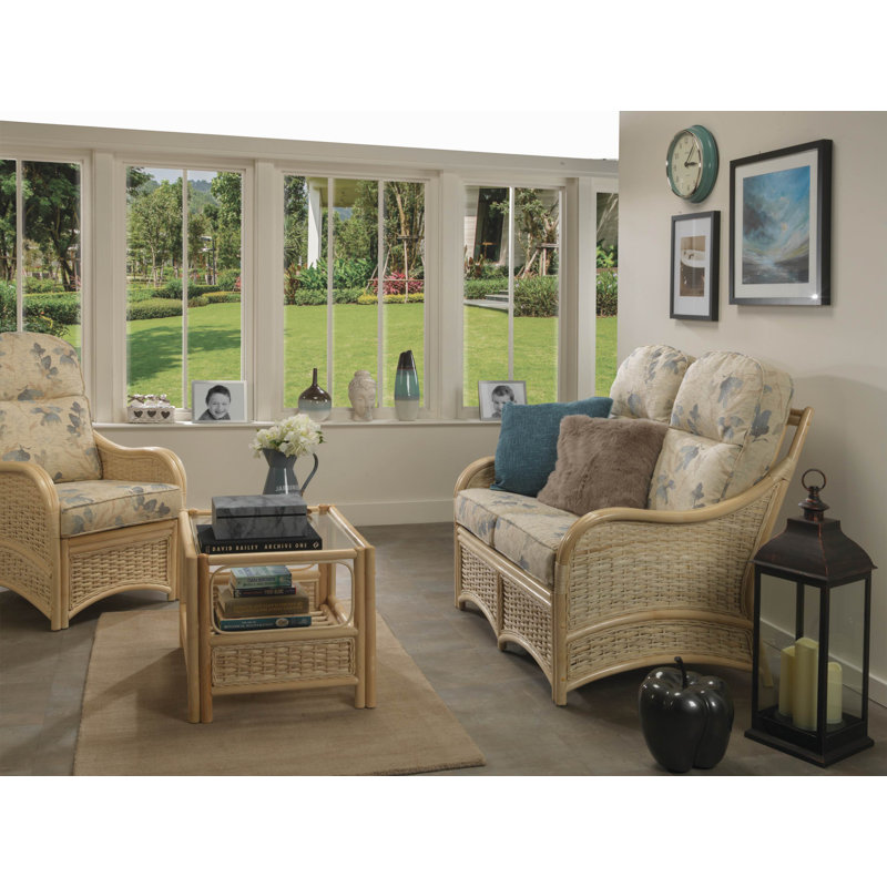 Beachcrest Home Angelica 3 Piece Conservatory Sofa Set & Reviews